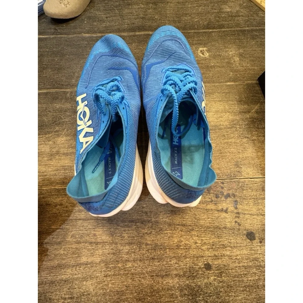Hoka One One Mach X 2 Running Shoes Blue Men's Size 13D